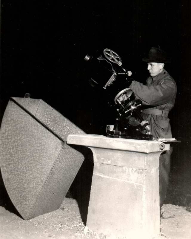 At the Patrol Camera - Bill Albrecht