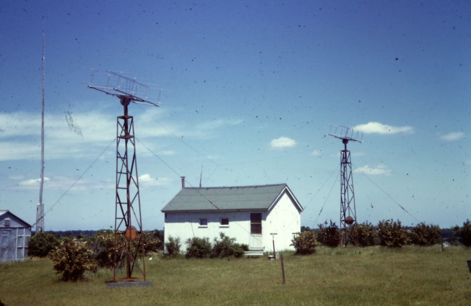 The Monestary with the new radio towers.
