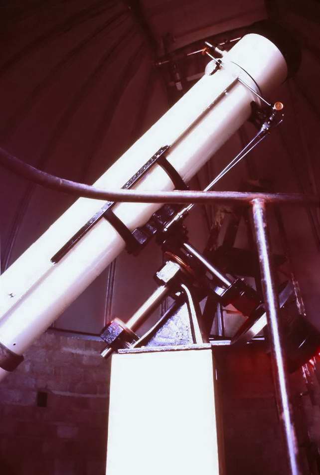 B-Scope shortly after installation - lacking the clock drive.
