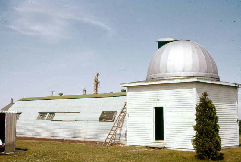 1955 - Quonset just arrived.