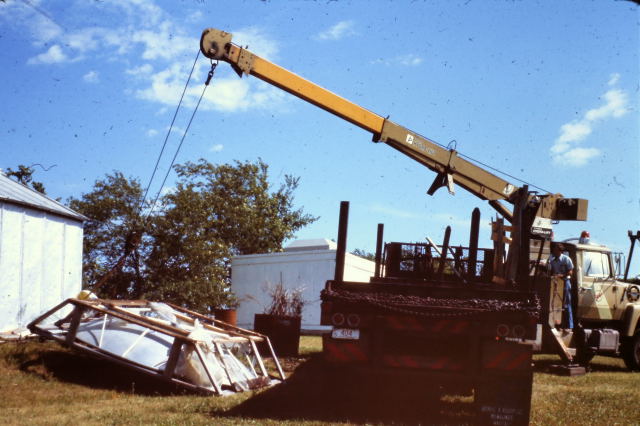 Wisconsin Electric delivers donated 10 foot dish