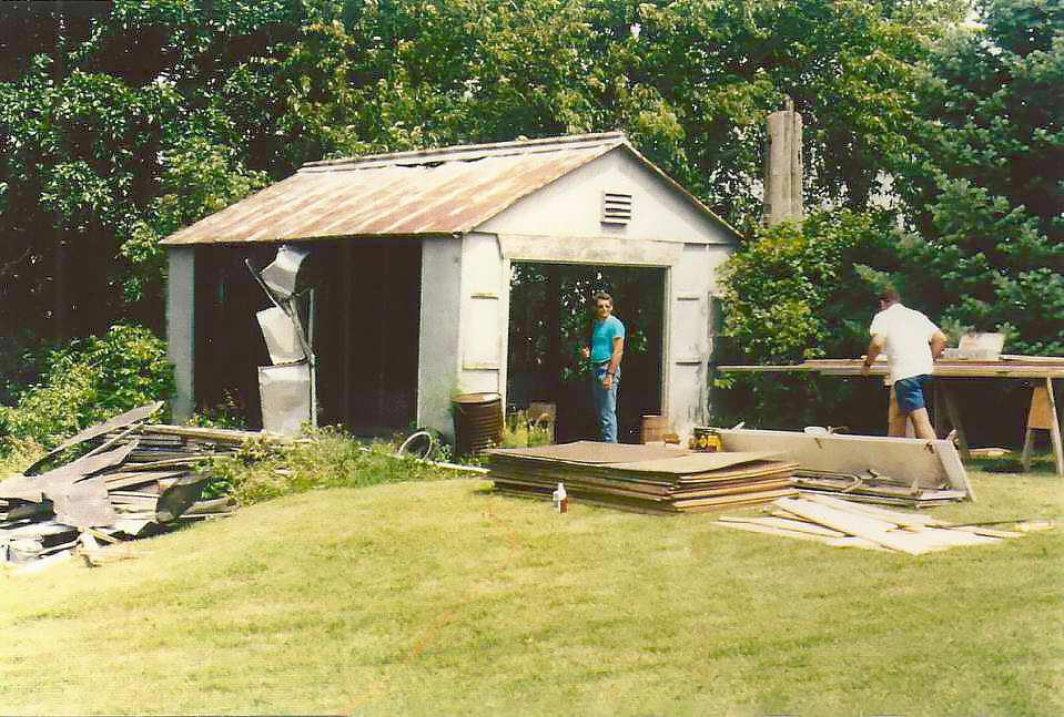 Old Tool Shed Building - Demolition