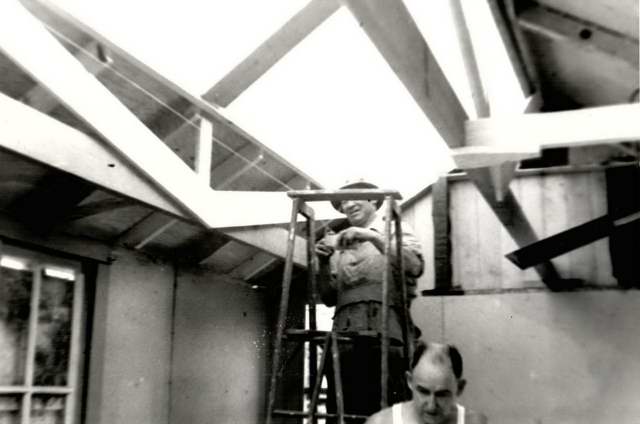 Clubhouse rebuild for addition of subterranean workshop- Bill Konig