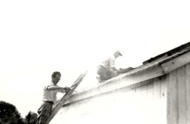 Clubhouse rebuild for addition of subterranean workshop - Dick Wend