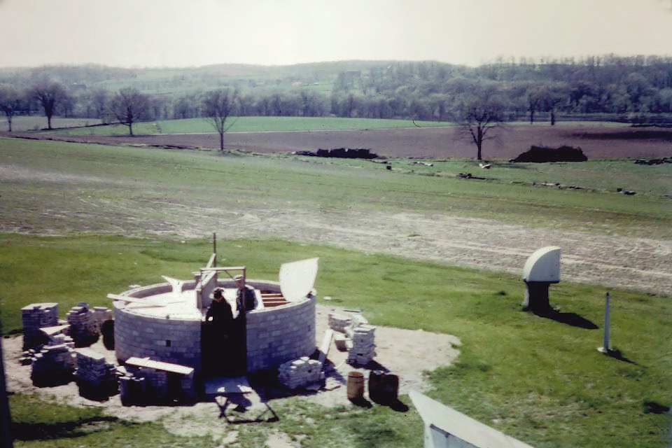 Buckstaff Observatory construction