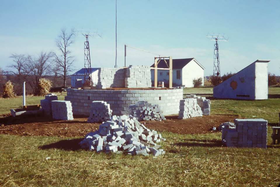 Buckstaff Observatory construction