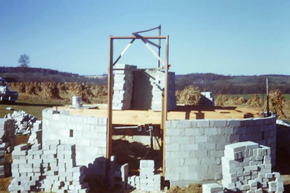 Buckstaff Observatory construction