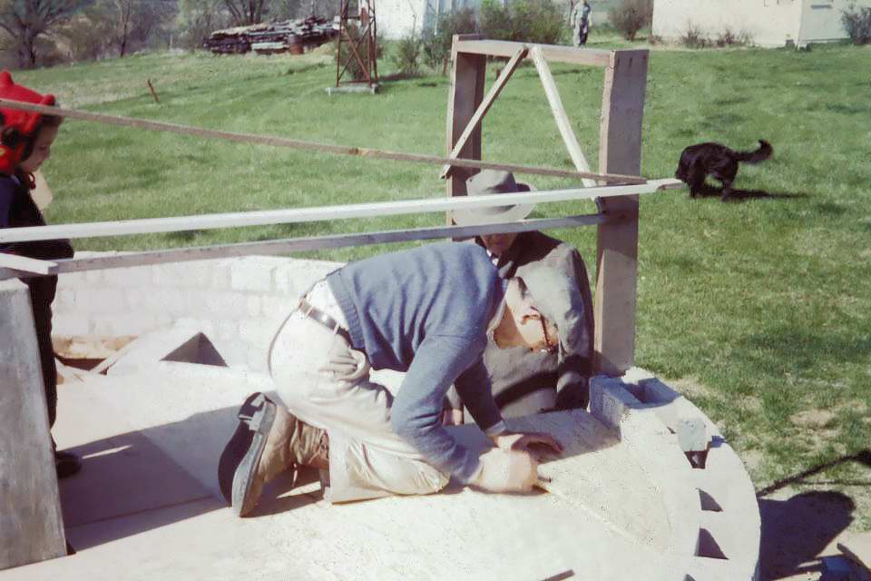 Buckstaff Observatory construction