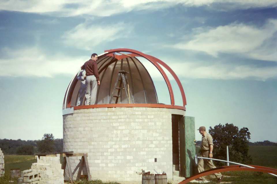 Buckstaff Observatory construction