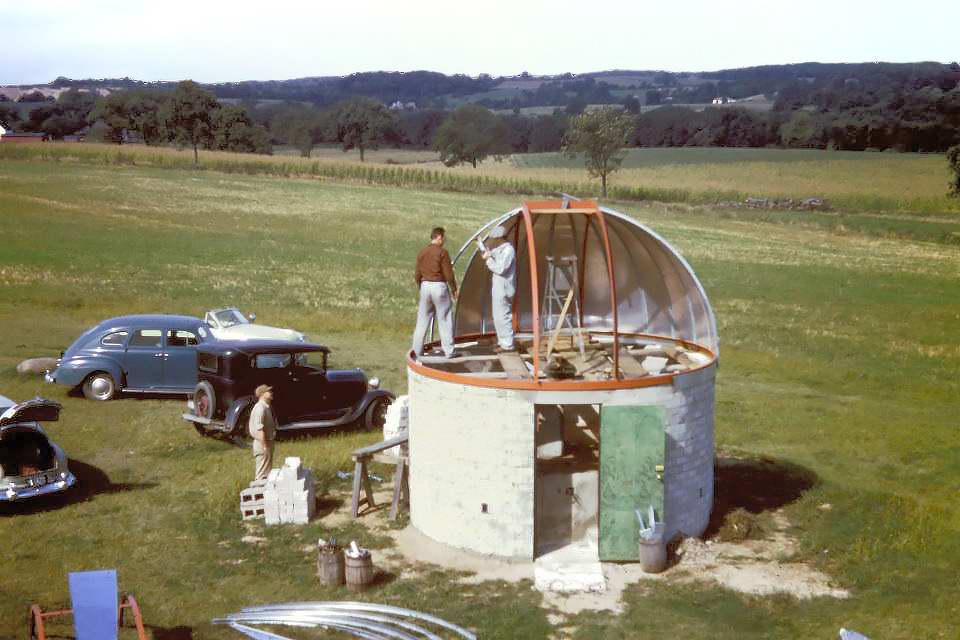 Buckstaff Observatory construction