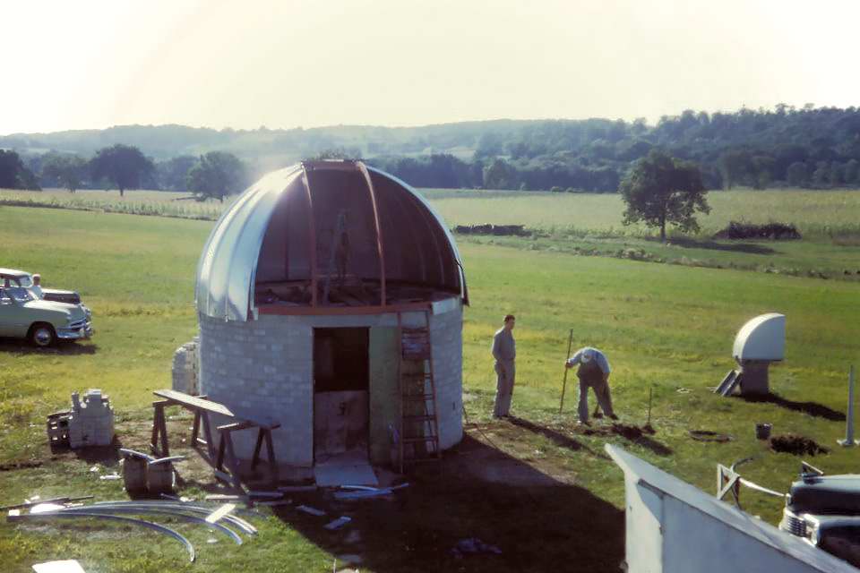 Buckstaff Observatory construction