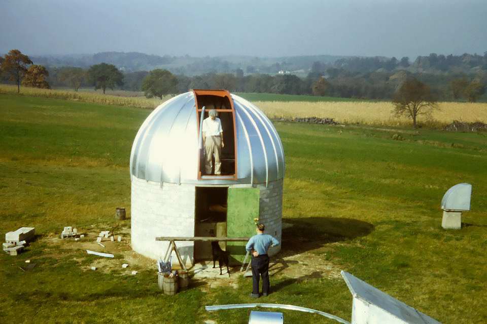 Buckstaff Observatory construction