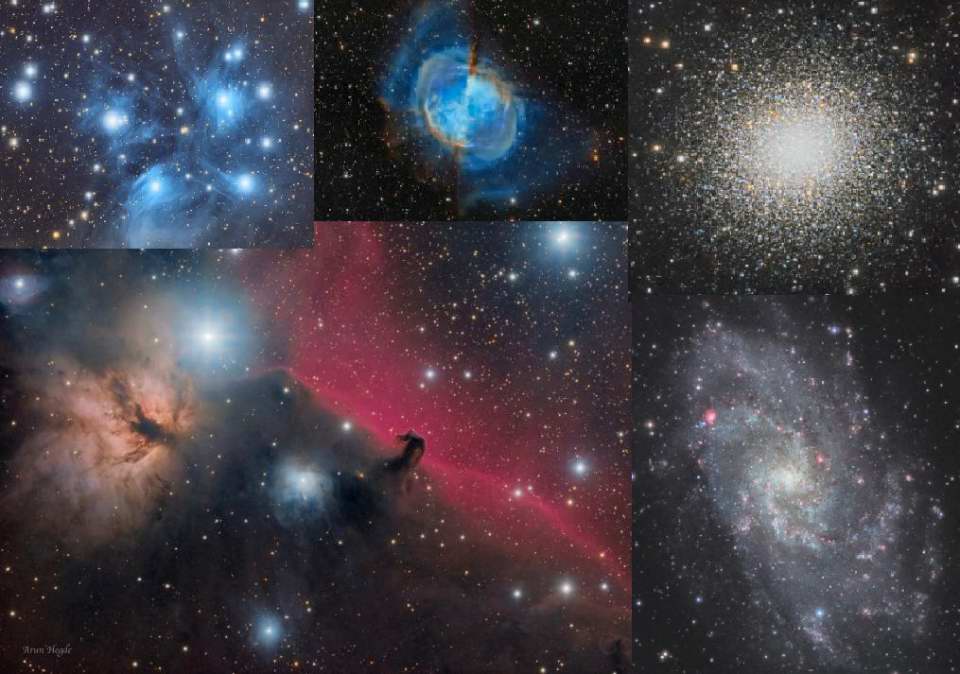 Deep Sky Objects Collage
