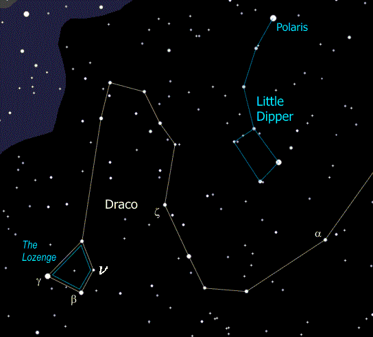 Nu Draconis finder chart