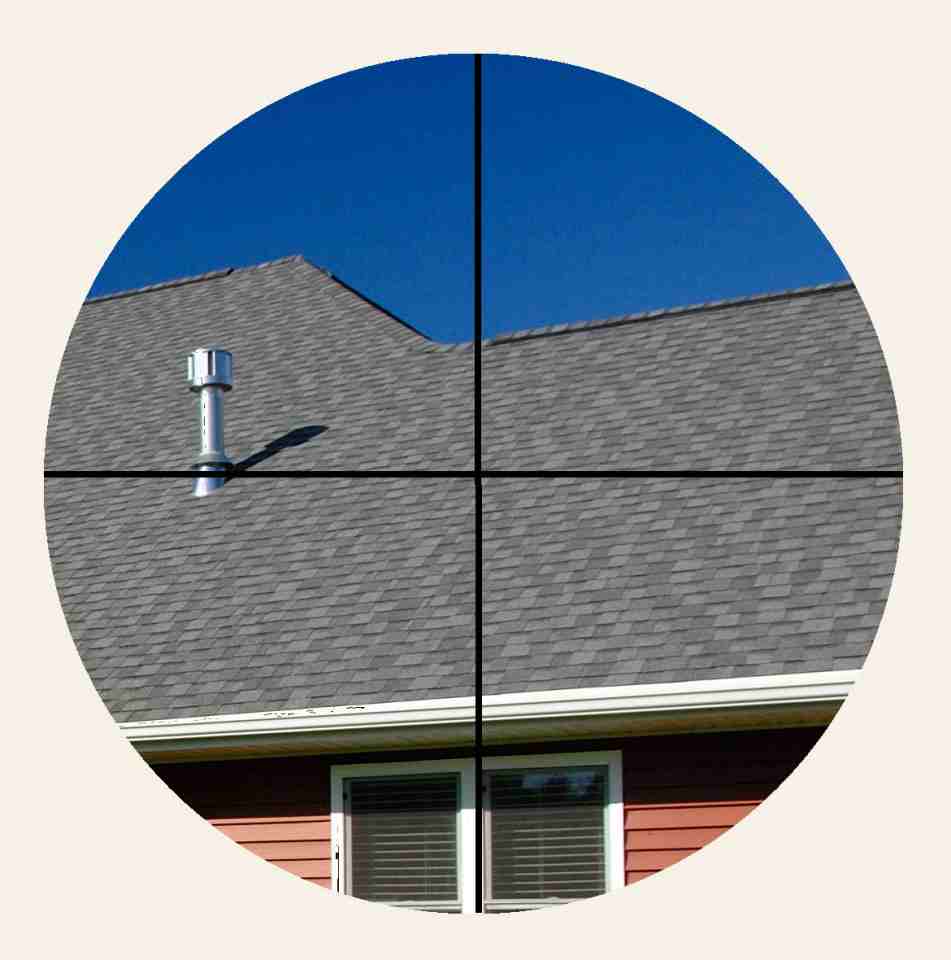 Chimney flue not in the finder scope crosshairs. MAS image. Chimney flue not in the finder scope crosshairs. MAS image.