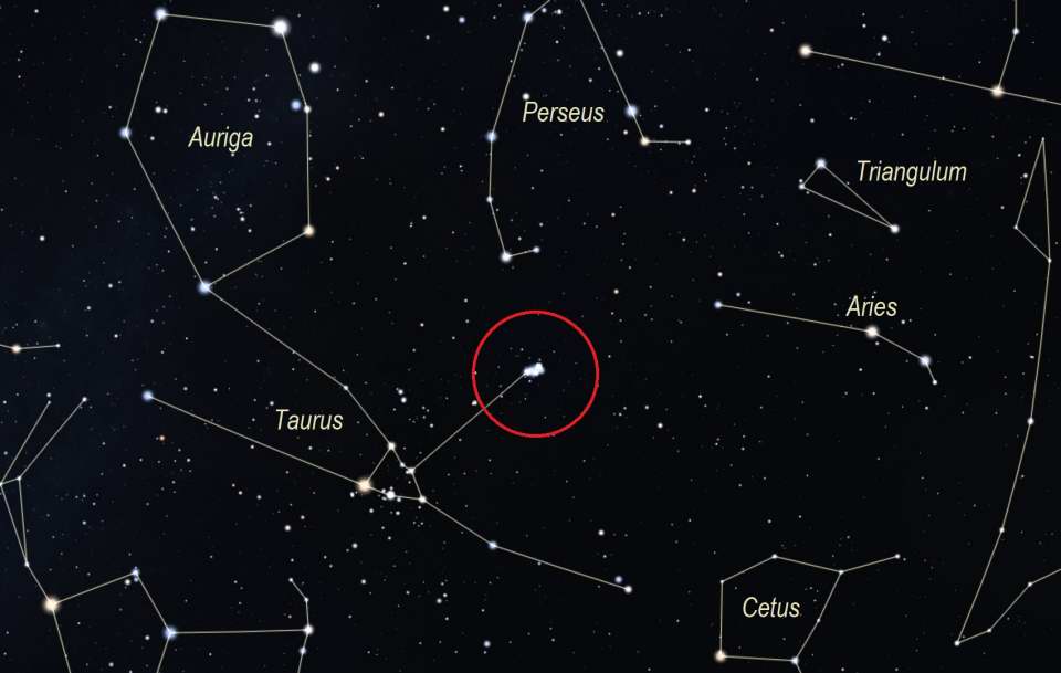 Dipper Bowl / Pleiades / M45 - Stellarium Dipper Bowl / Pleiades / M45 - Stellarium