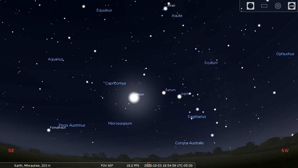 Stellarium sample sky Stellarium sample sky