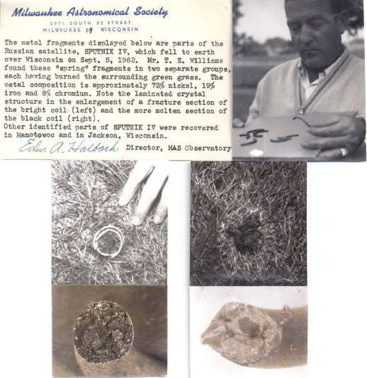 Click here to see the story Sputnik 4 parts that fell in 1961