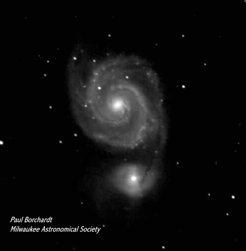 M51 - NGC 5194 and NGC 5195 by Paul Borchardt 