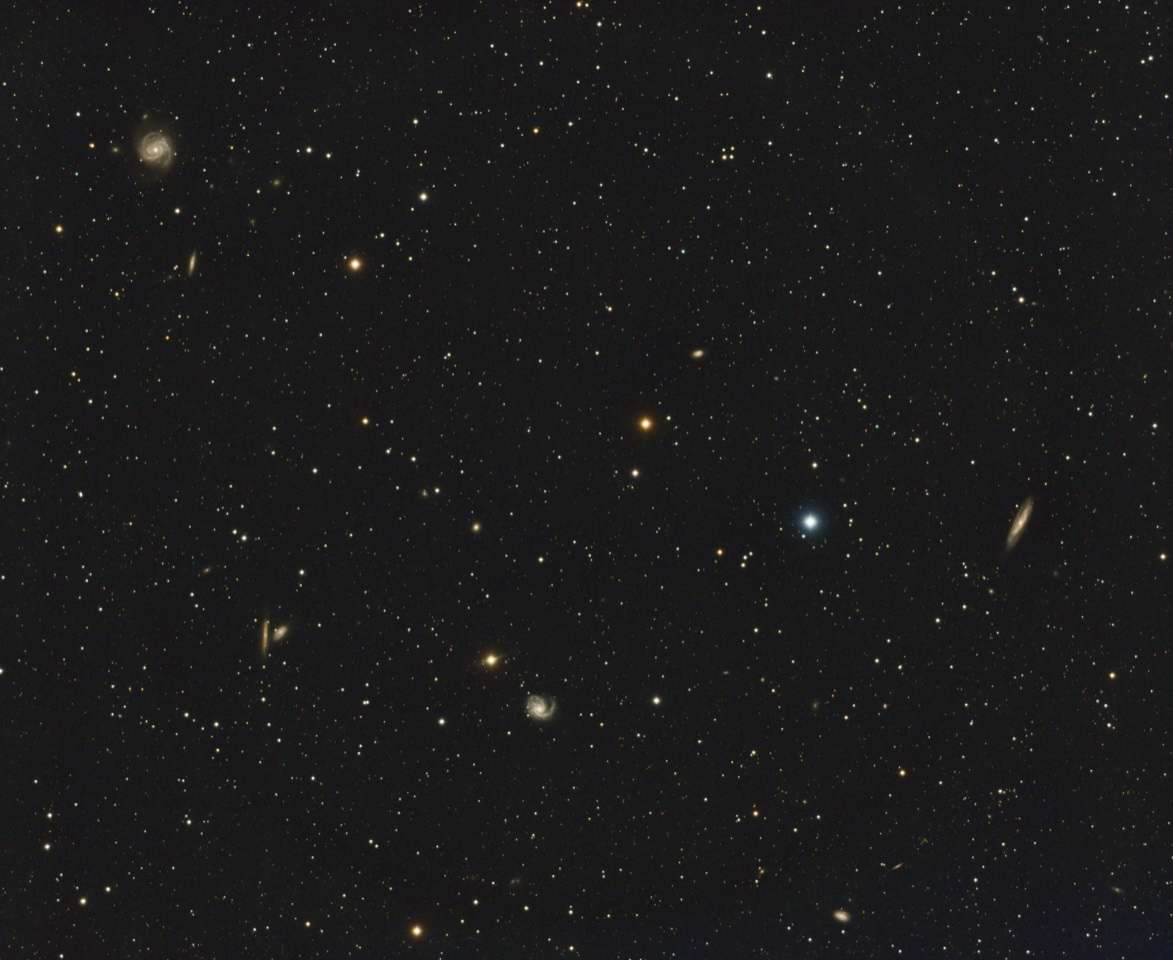 Virgo Galaxy Clusters - M100, M99, M98