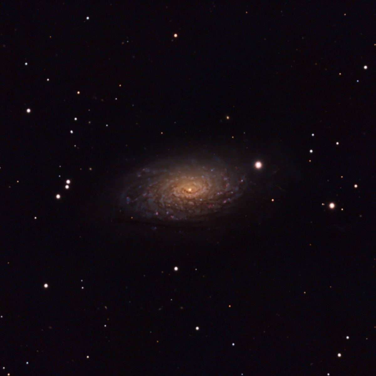 M63 
		- Sunflower Galaxy