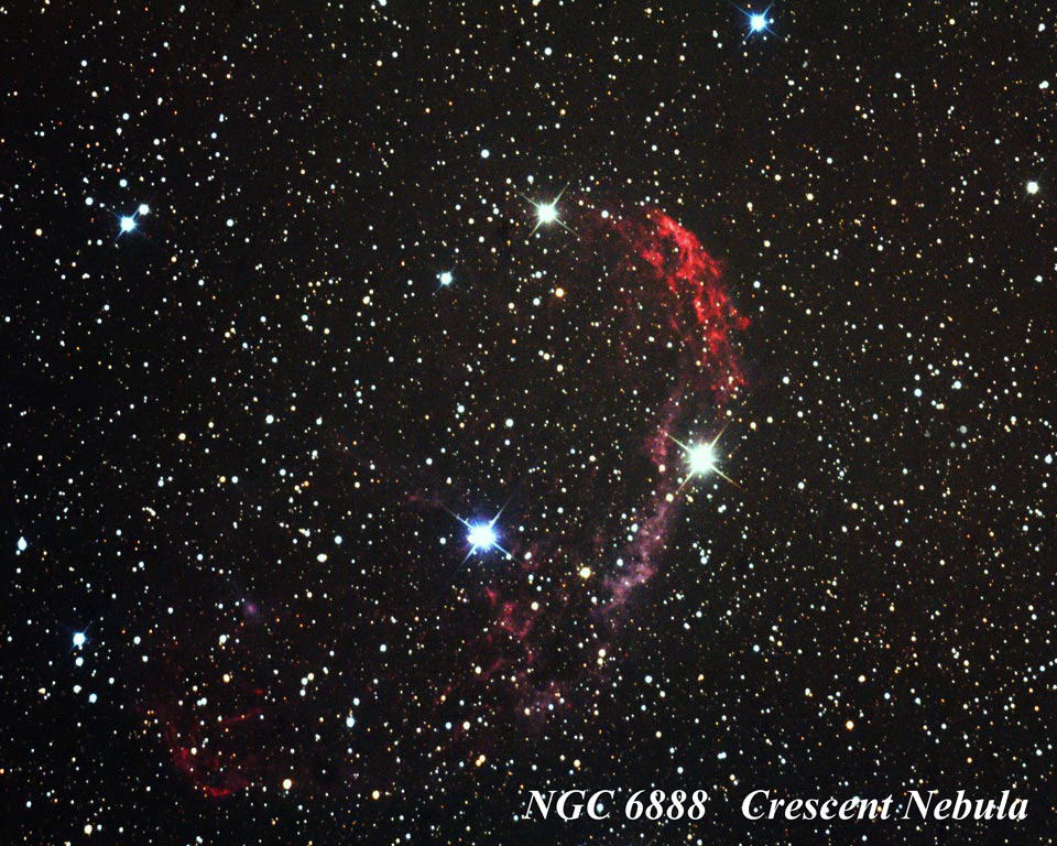 NGC 6888 - Crescent Nebula by Paul Borchardt 