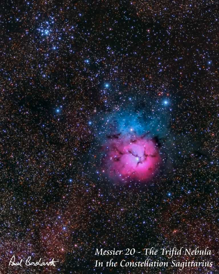 M20 - Trifid Nebula and M21