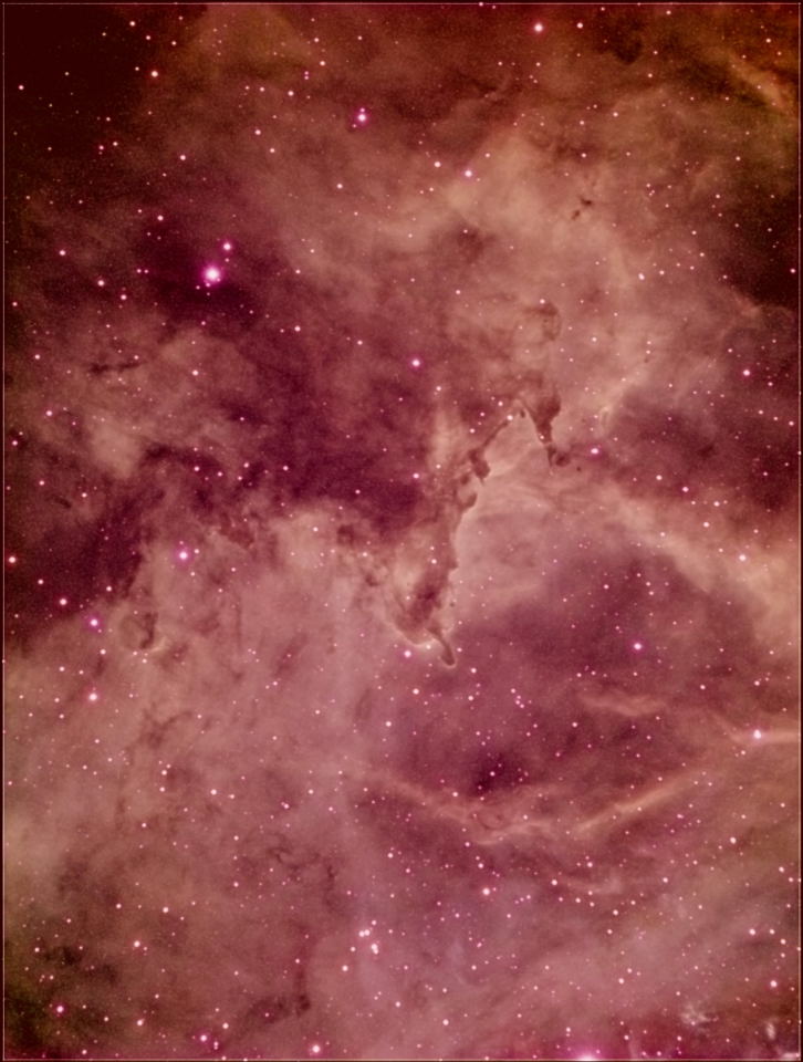 NGC 
		2237 - 
		The Rosette Nebula