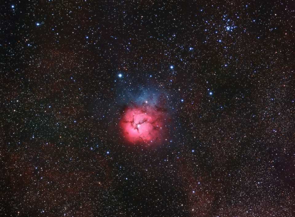 M21 - Trifid Nebula by Tamas Kriska 