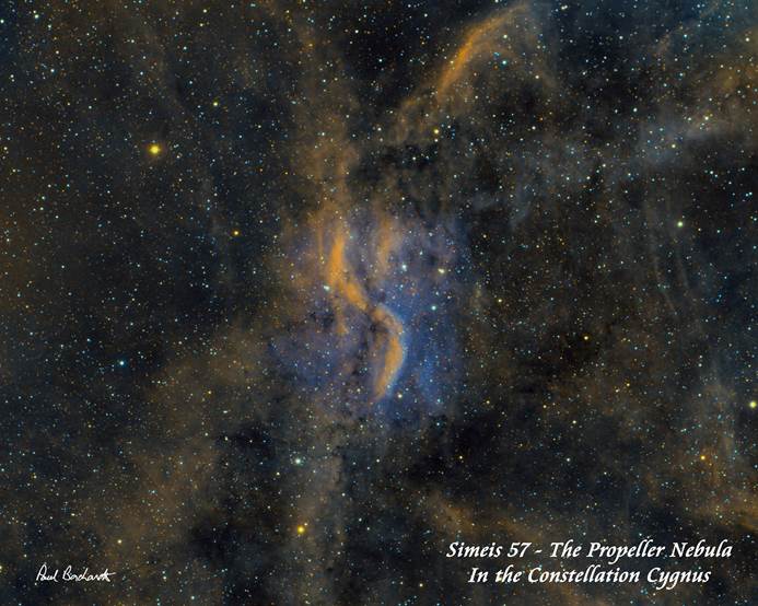 Simeis 57 - The Propeller Nebula by Paul Borchardt 