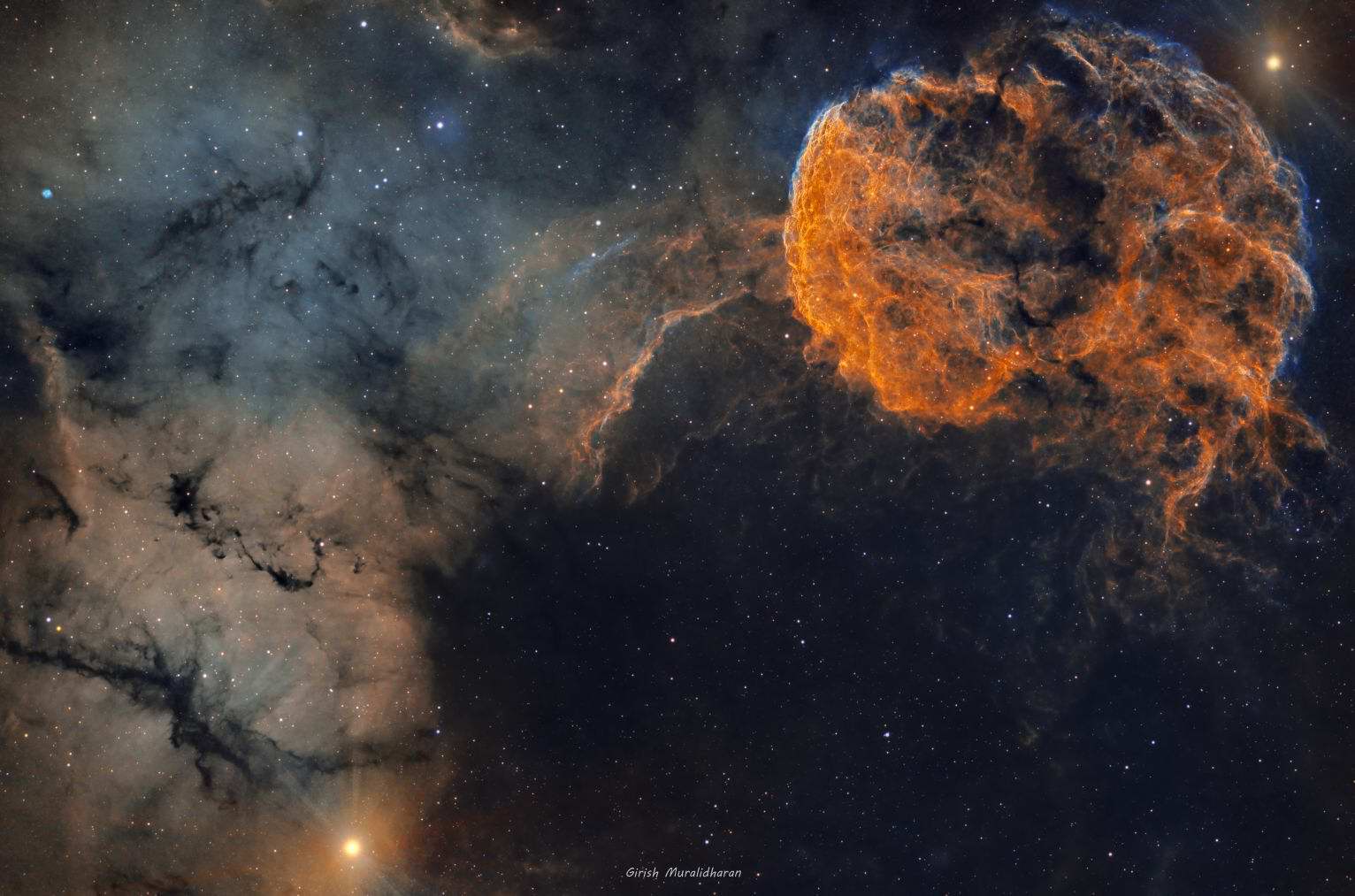 IC 443 - Jelly fish nebula & Sh2-249