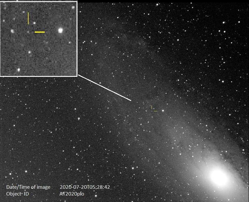 M31 Supernova - AT2020plo