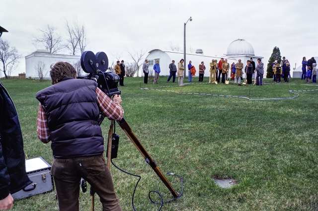 Ceremonial Groundbreaking film crew.