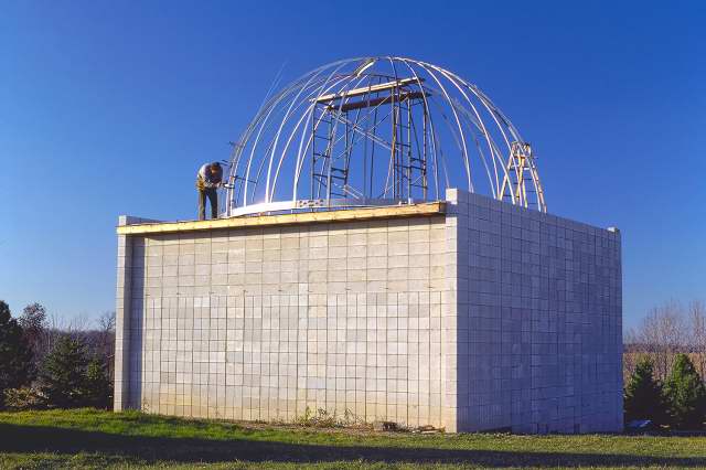 Dome construction - Fall of 1981