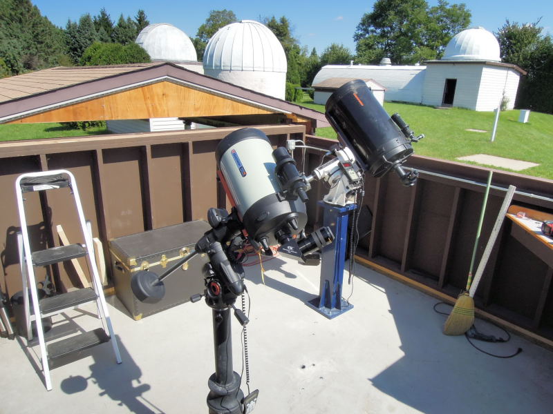 Zit Observatory / E-Shed Telescopes in Sept. 2014