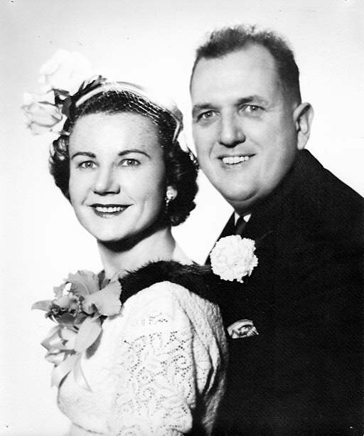 Bill and Anne Albrecht wedding picture.