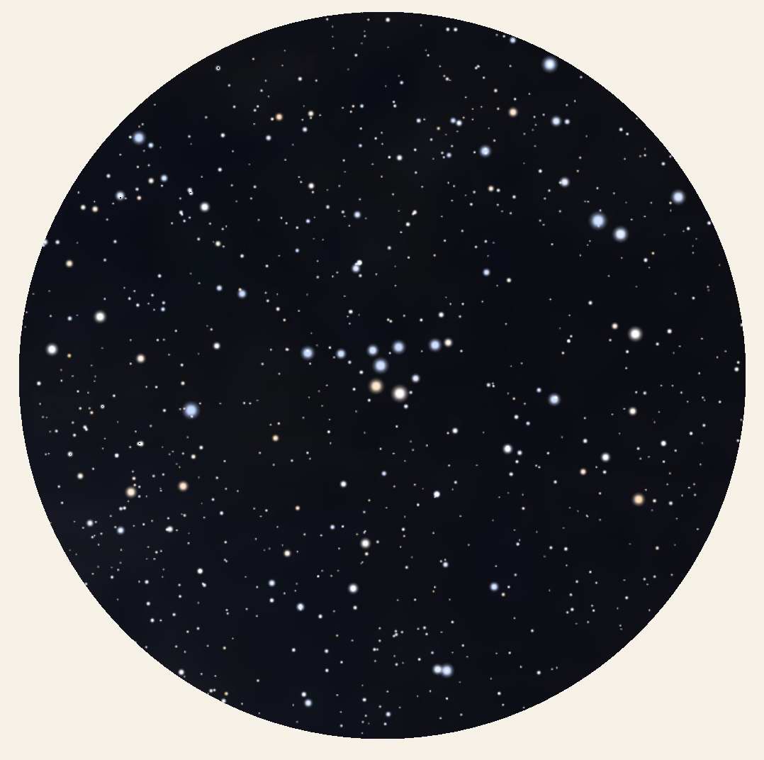 The Coathanger - Stellarium