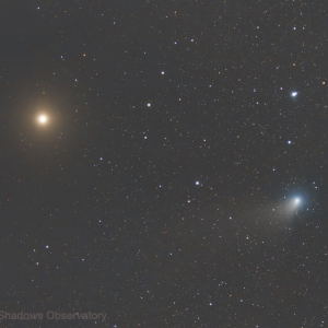 Mars and Comet C/2022 E3 ZTF 11-Feb-2023 by Ron Lundgren 