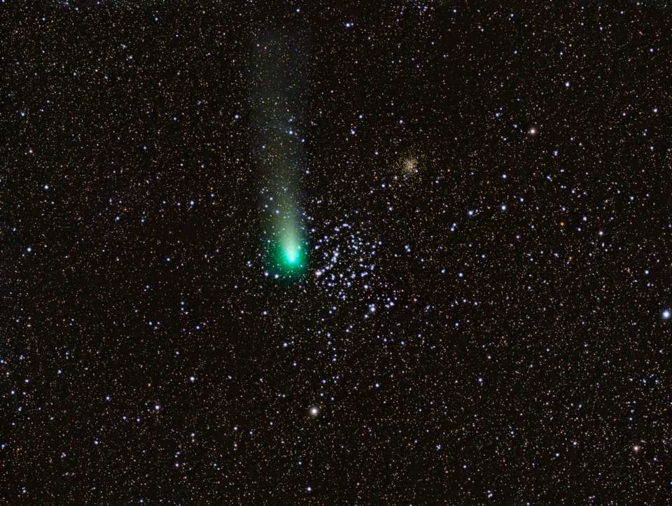Comet 21p Giacobini-Zinner and M35