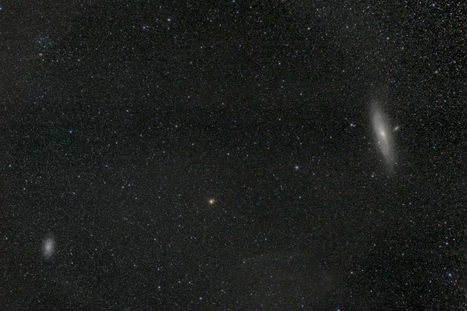 M31, M32, M33 Widefield  by Arun Hegde 