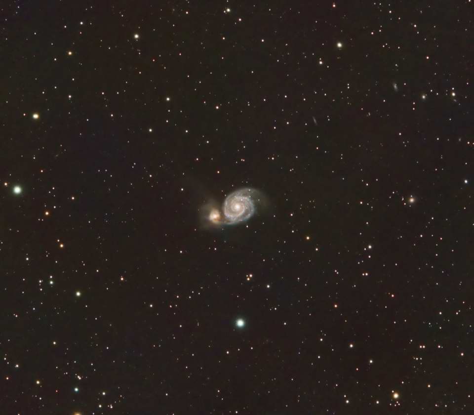 Whirlpool Galaxy From My Backyard