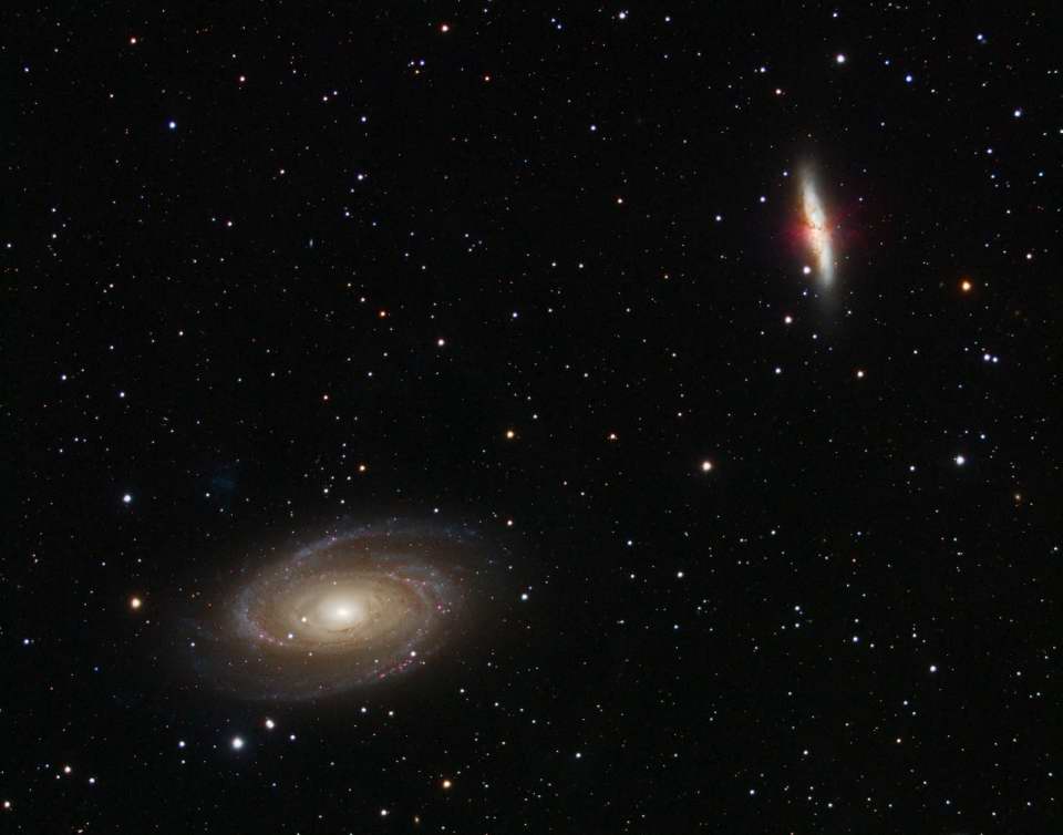 M81 & M82  by Jeff Kraehnke 