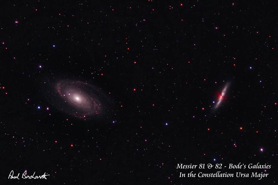 M81 and M82 by Paul Borchardt 