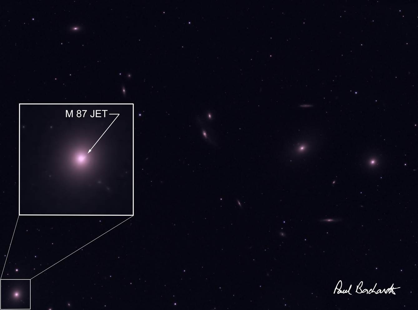 M87 Black Hole Jet by Paul Borchardt 
