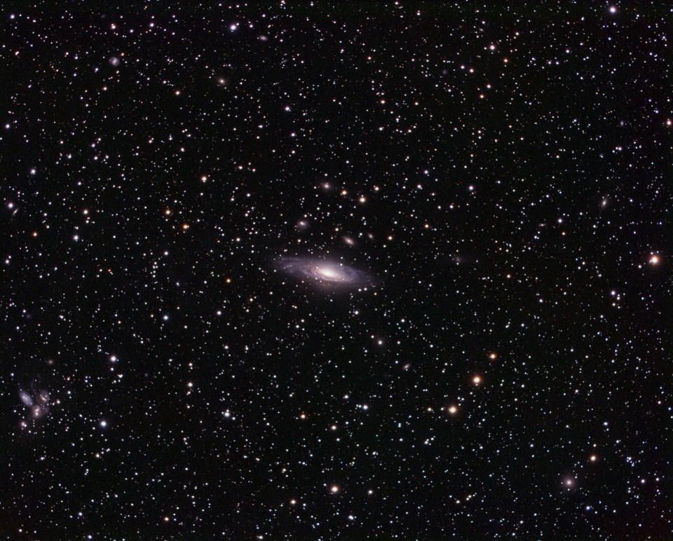 NGC 
		7331 - With Stephan's Quintet by Jeff Kraehnke 