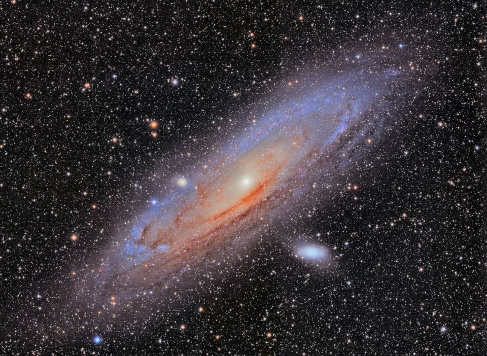 M31, 
		M32, & M110 - Andromeda Galaxy  