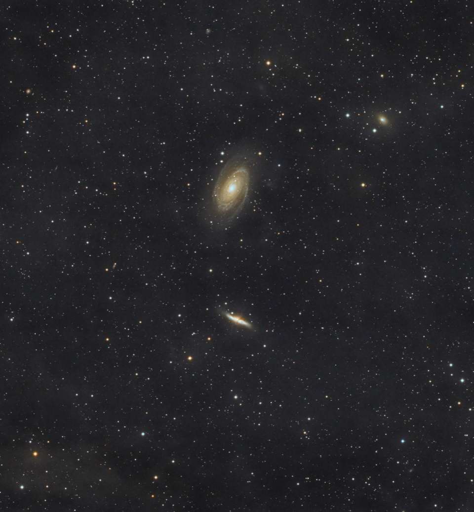 Bode's and the Cigar Galaxies by Gabe Shaughnessy 