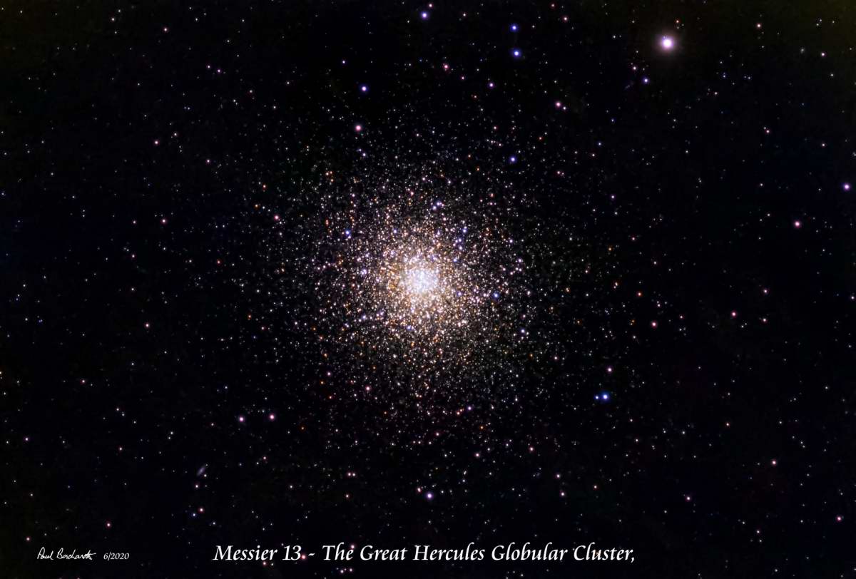 M13 - The Great Hercules Globular Cluster by Paul Borchardt 