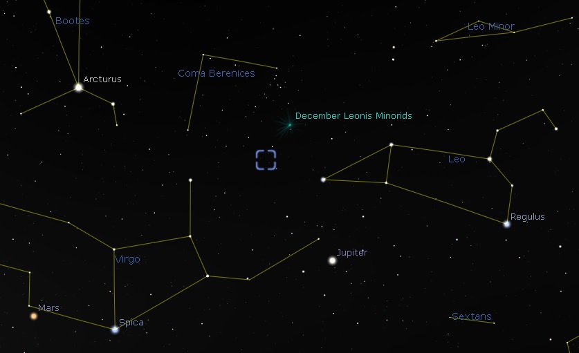 M100 Location - Image From Stellarium