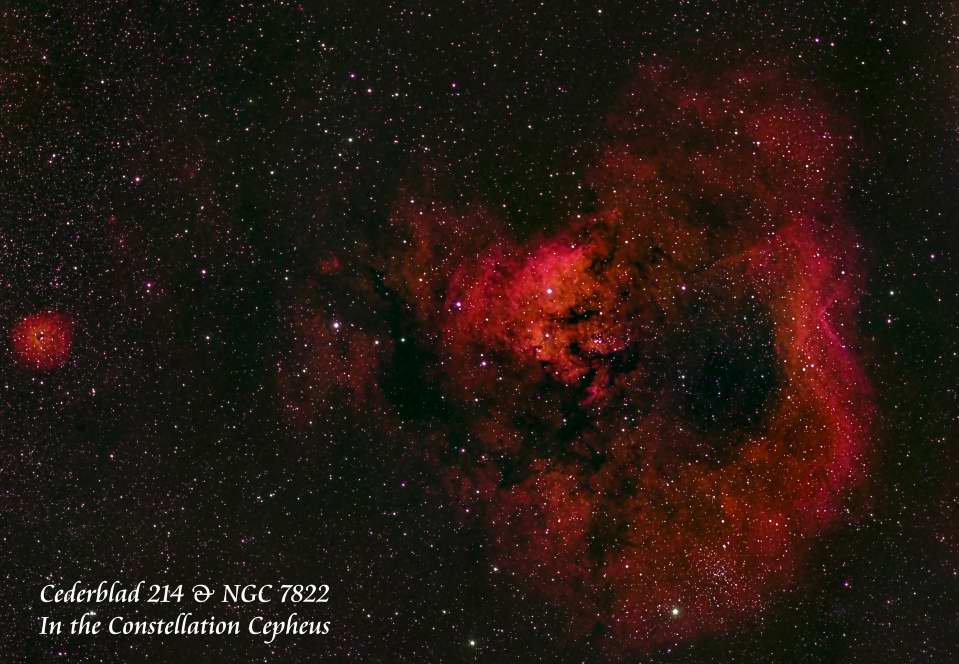 Cederblad 214 
		& NGC 7822  
